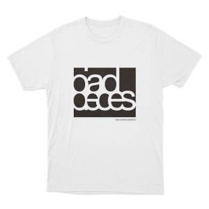 Bad Pieces Logo Unisex T Shirt White