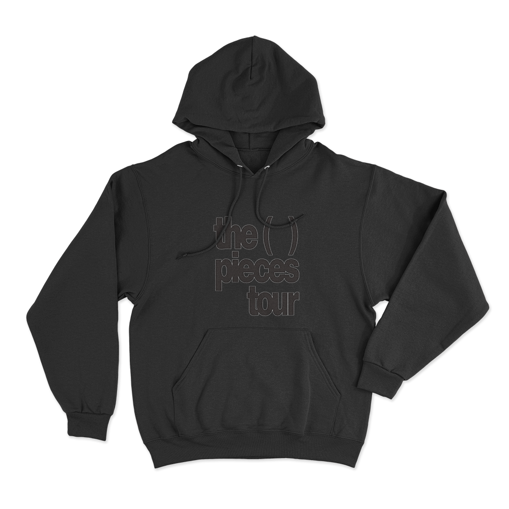 The Pieces Tour Unisex Hoodie Black The Pieces Tour Unisex Hoodie Black