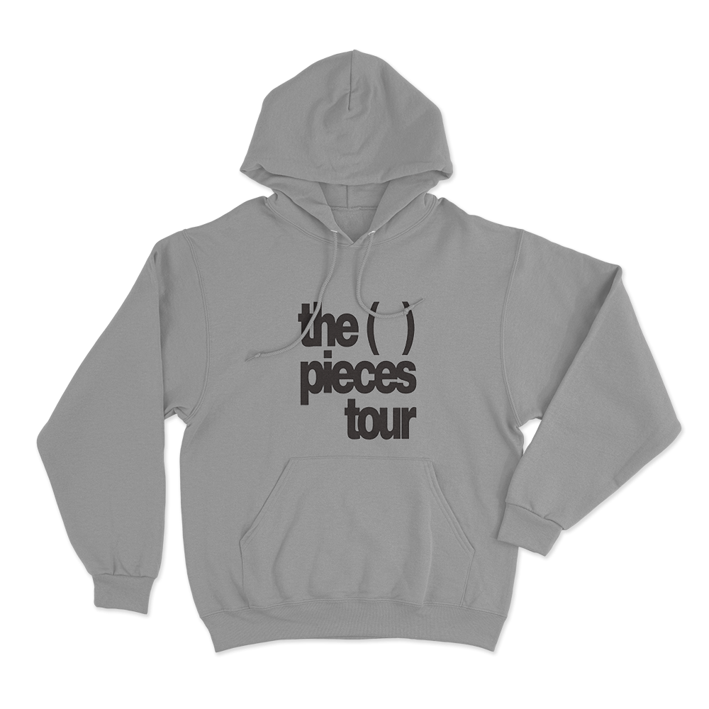 The Pieces Tour Unisex Hoodie Grey The Pieces Tour Unisex Hoodie Grey