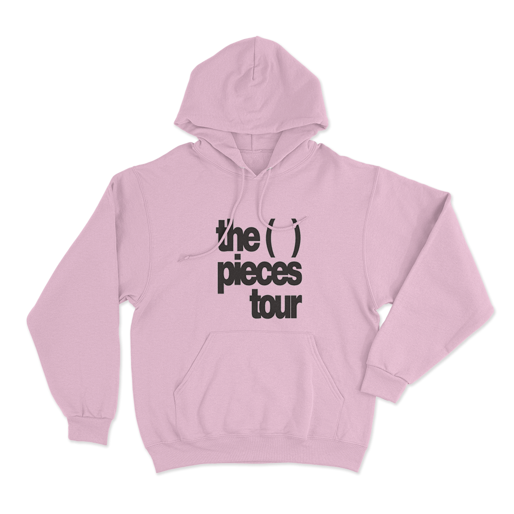The Pieces Tour Unisex Hoodie Pink The Pieces Tour Unisex Hoodie Pink