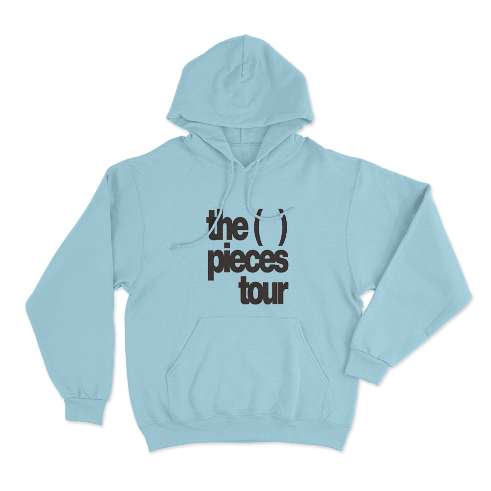 The Pieces Tour Unisex Hoodie Sky Blue The Pieces Tour Unisex Hoodie Sky Blue