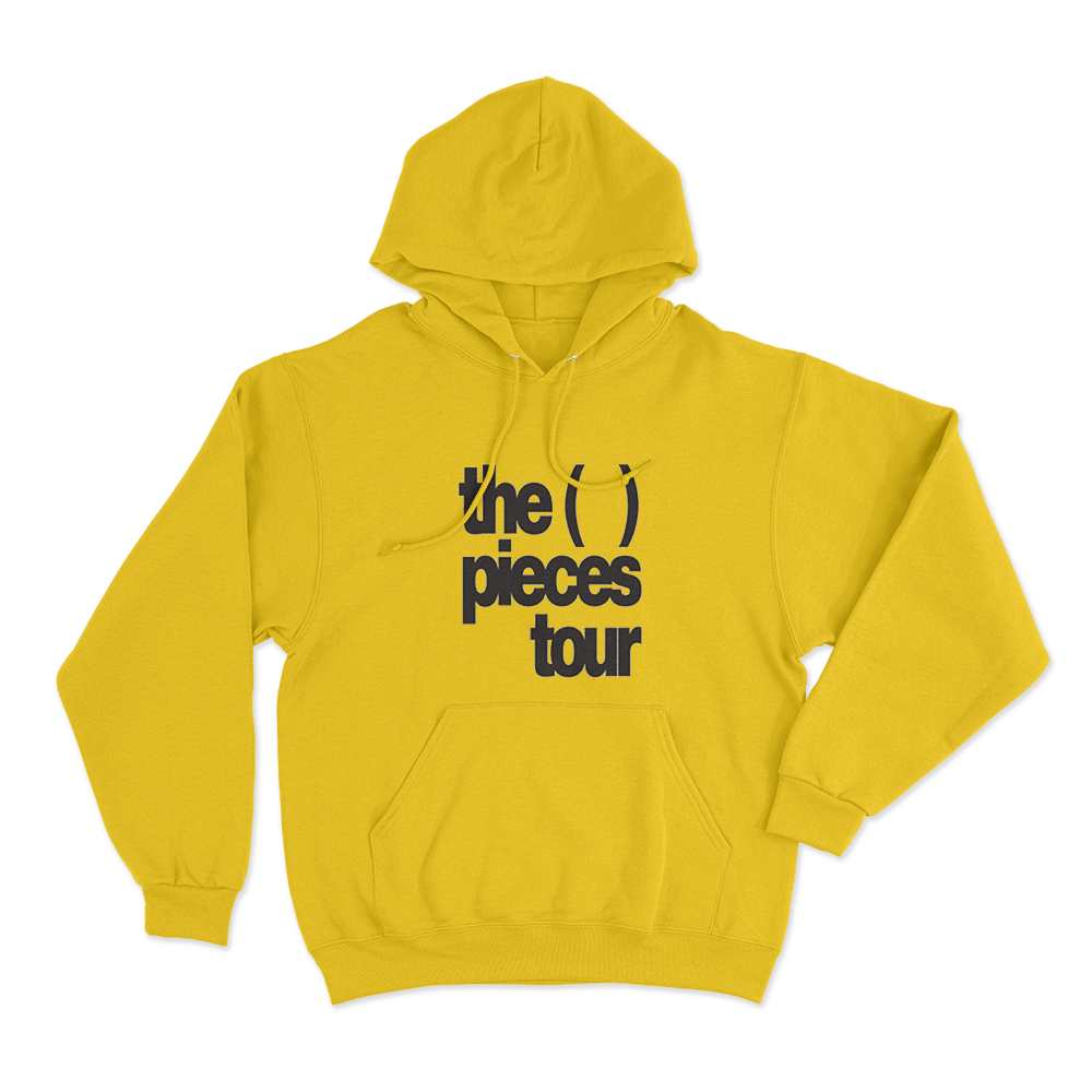 The Pieces Tour Unisex Hoodie Yellow The Pieces Tour Unisex Hoodie Yellow