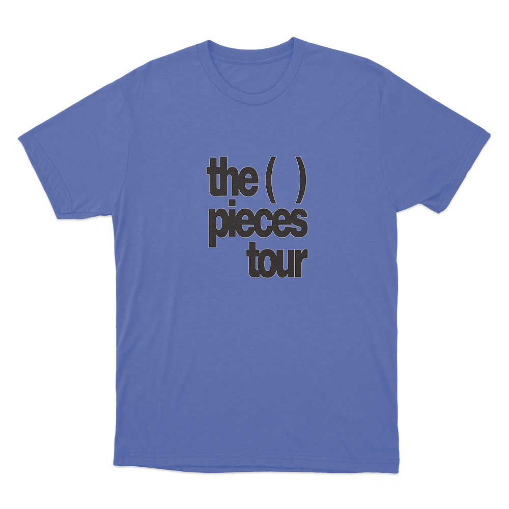 The Pieces Tour Unisex T Shirt Blue The Pieces Tour Unisex T Shirt Blue