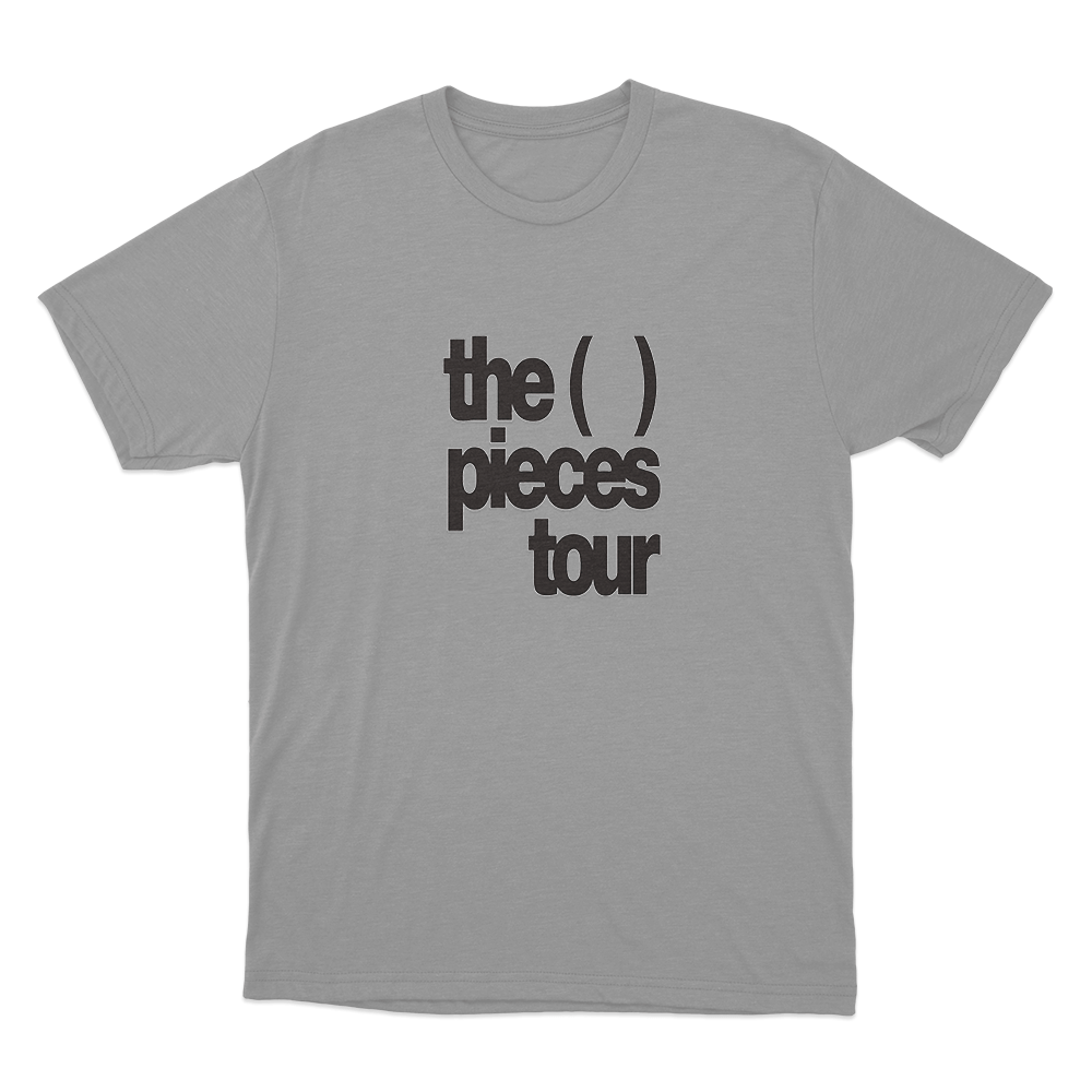 The Pieces Tour Unisex T Shirt Grey The Pieces Tour Unisex T Shirt Grey