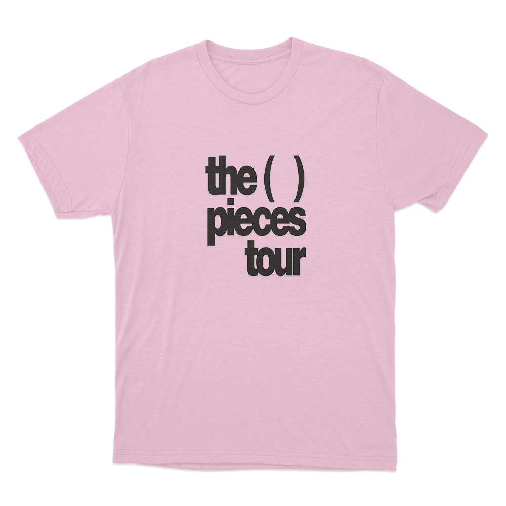 The Pieces Tour Unisex T Shirt Pink The Pieces Tour Unisex T Shirt Pink