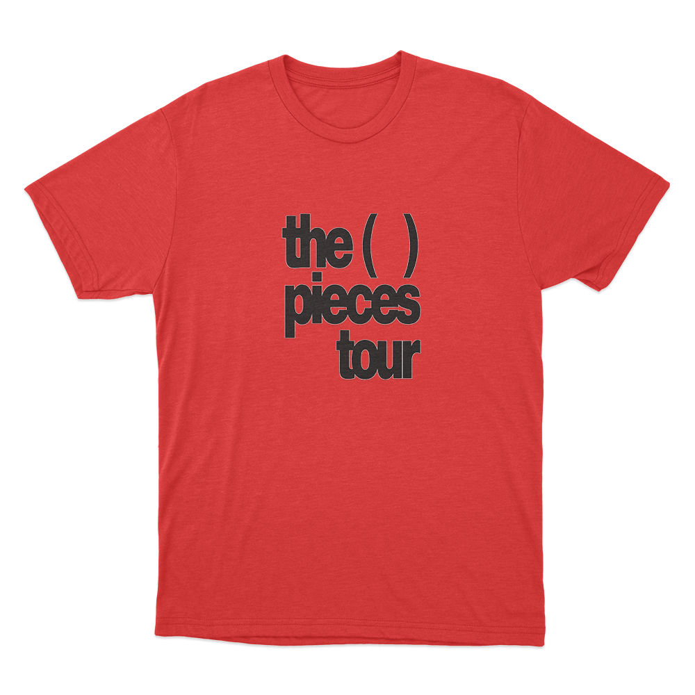 The Pieces Tour Unisex T Shirt Red The Pieces Tour Unisex T Shirt Red