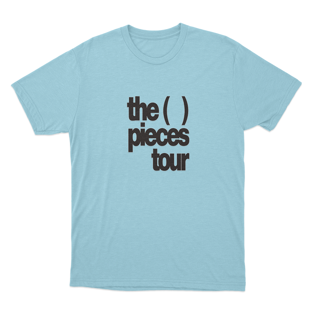 The Pieces Tour Unisex T Shirt Sky Blue The Pieces Tour Unisex T Shirt Sky Blue