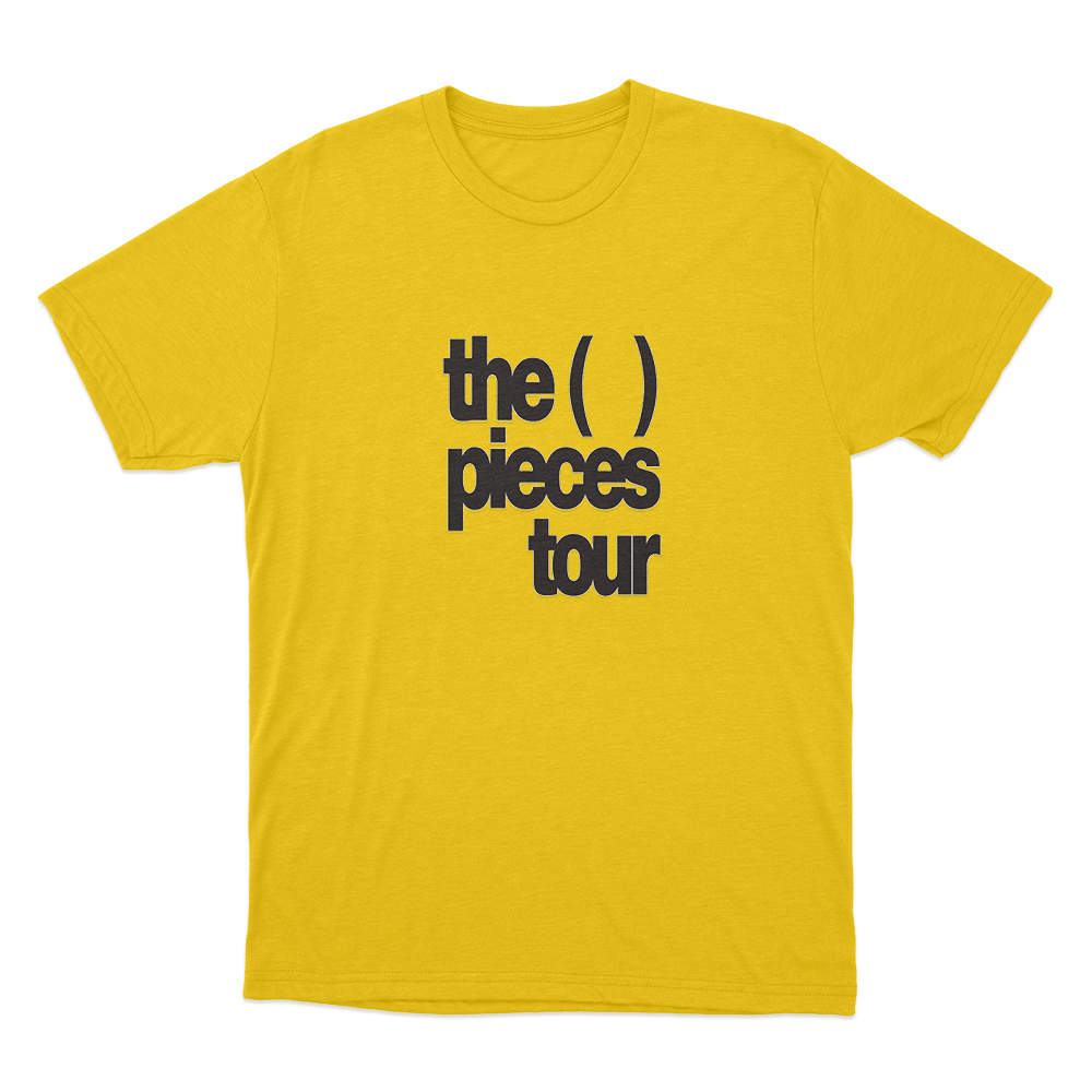 The Pieces Tour Unisex T Shirt Yellow The Pieces Tour Unisex T Shirt Yellow