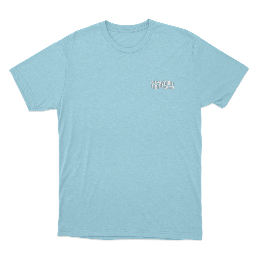 WTE Logo Unisex T Shirt Sky Blue WTE Logo Unisex T Shirt Sky Blue