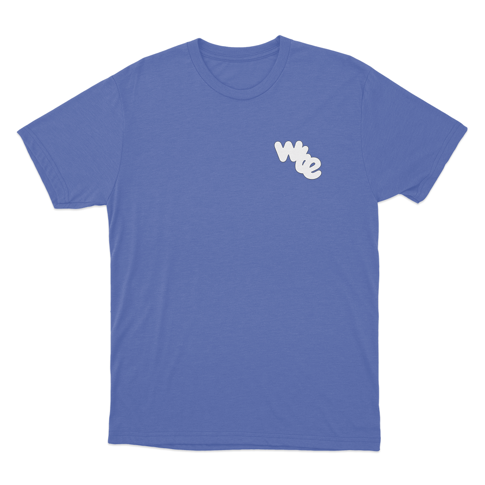 WTE Unisex T Shirt Blue WTE Unisex T Shirt Blue