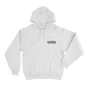Wave To Earth Logo Unisex Hoodie White