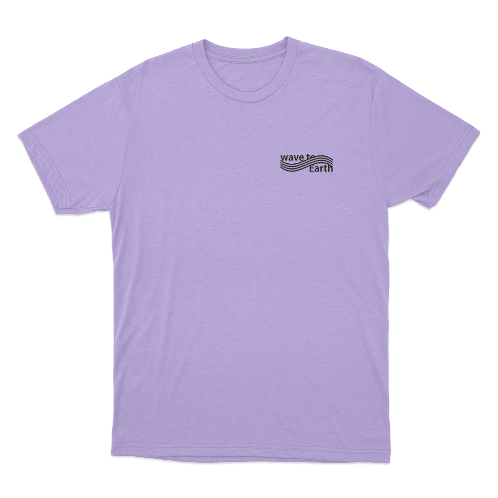 Wave To Earth Logo Unisex T Shirt Purple Wave To Earth Logo Unisex T Shirt Purple